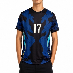 Camiseta Deportiva Premium Sublimada, de Alto Rendimiento Atlético, Secado Rápido, Transpirable, para Entrenamiento, Moderna, de Fútbol, con Número Personalizado - Product Image 1