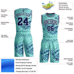 Uniforme de basket-ball personnalisé de haute qualité, conçu pour le confort et la durabilité, idéal pour les sports d'équipe et les compétitions. - Product Image 2