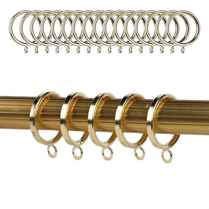 Anneaux de rideaux en métal robustes pour portes patio, fenêtres coulissantes et rideaux d'extérieur, disponibles à prix compétitif en provenance d'Inde - Product Image 5