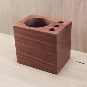 Portalápices de Madera para Escritorio, Elegante Soporte para Lápices de Oficina, Organizador de Escritorio Bonito y Práctico - Product Image 2