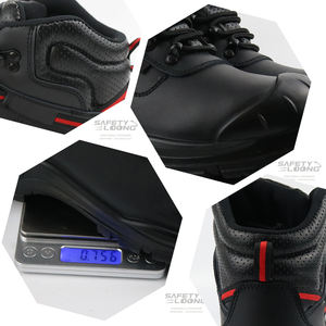 Bottes de moto d'hiver pour hommes |   Bottes de protection professionnelles en cuir véritable, à lacets, antidérapantes - Product Image 2
