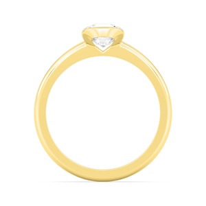 Bague en diamant de laboratoire taille coussin exquise 1,00 CTW en or rose 10K pour cadeaux romantiques de mariage et de fiançailles - Product Image 6