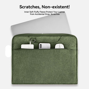 Sac pour ordinateur portable homme/femme, best-seller, plusieurs compartiments spacieux, poches intérieures multiples, cuir véritable, léger, imperméable - Product Image 3