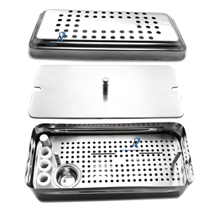 Dental PRF <b>Box</b> Instrument Cassette Stainless Steel <b>Storage</b> Organizer for Luxating Elevators Periotome Osteotome Surgical <b>Tools</b> - Product Image 4