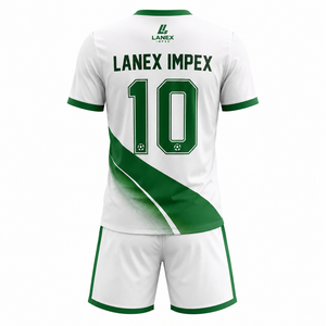 Conjunto de Uniforme de Fútbol Sublimado Personalizado, Camiseta Deportiva para Hombre, Pantalones Cortos Transpirables de Secado Rápido, Kit de Entrenamiento de Equipo Personalizado - Product Image 3
