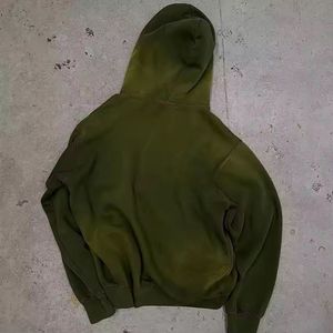 เสื้อฮู้ดดี้ปักลายคุณภาพสูง ดีไซน์ใหม่ ระบายอากาศได้ดี ทรงโอเวอร์ไซส์สำหรับผู้ชาย ปักลายตามสั่ง ผ้าคอตตอนผสม - Product Image 2