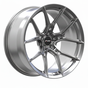 Rines de Aleación Ligeros Estilo BBS, Diseño Cóncavo Multirradio, Acabado Plateado Mecanizado, Disponibles en 17, 18, 19, 20, 21, 22, 23 y 24 Pulgadas - Product Image 1