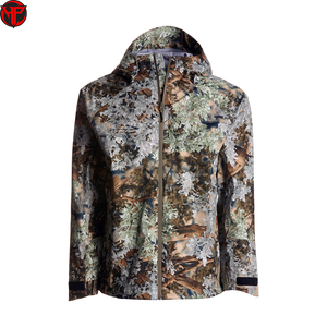 Mens <b>Waterproof</b> <b>Camo</b> Hunting <b>Jacket</b> Breathable Windproof Hooded Rain Coat Alpine Forest Camouflage Tactical Outdoor Wear - Product Image 1