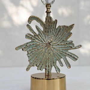 Floral <b>Candle</b> Stand Pair Vintage Gold <b>Taper</b> <b>Candle</b> Holders Set of 2 Elegant Metal Flowers Candlestick for Table Centerpieces - Product Image 6
