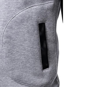 Veste universitaire écologique, corps en polyester recyclé, bordures en coton biologique, matériaux durables, personnalisable. - Product Image 6