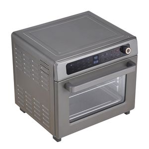 Forno a Convezione da 1700W in Acciaio Inossidabile 25L con Funzione Friggitrice ad Aria, Griglia e Piastra per Pizza, Combinato da Appoggio, Spina USA, Lingua Francese - Product Image 1