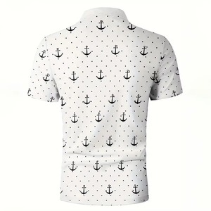 Service OEM de polos, polos pour hommes 100% coton à manches courtes, anti-rides, t-shirts polo pour hommes, polos lavables pour hommes - Product Image 6