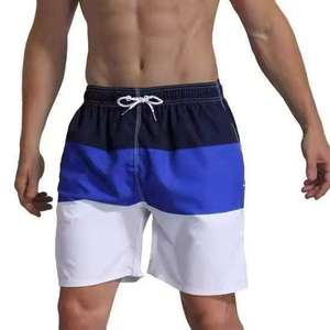 Shorts de Baño para Mujer, Tallas Grandes, con Cordón Ajustable, Estampados, con Forro de Compresión y Bolsillos - Product Image 2