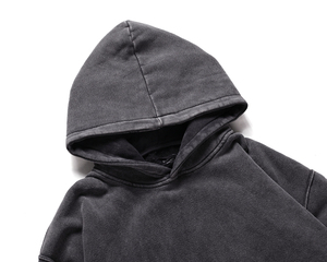 Sudadera con Capucha Personalizada con Pedrería, 100% Algodón, Unisex, Sólida, de Invierno, Holgada, con Bolsillos, Transpirable, 550 Gramos, Gruesa - Product Image 2