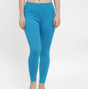 Leggings Deportivos para Mujer al Por Mayor con Logotipo Personalizado, Leggings de Gimnasio de Algodón Transpirable de Longitud Completa para Mujer, Leggings Deportivos para Chicas 2027 - Product Image 1