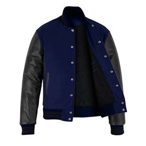 Chaquetas Varsity de cuero/lana de estilo personalizado, muy vendidas, para venta en línea a precio económico. - Product Image 3