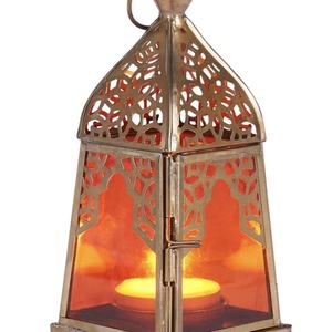 Nouveauté 2026 Mini lanternes marocaines en métal avec verre coloré pour décorations de table et suspendues, décorations de Noël, décoration d'intérieur durable - Product Image 4