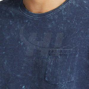 T-shirt streetwear moderne délavé à l'acide avec tissu respirant et toucher doux en coton pour un confort quotidien décontracté - Product Image 6