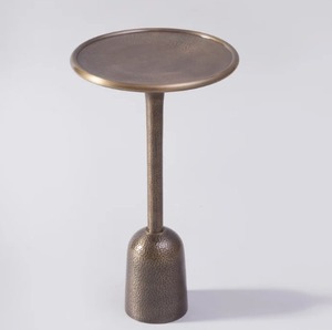 Classic Iron <b>Side</b> <b>Table</b> Timeless Metal End <b>Table</b> For <b>Sofa</b> Living Room Bedroom Office Entryway Patio And Interior Decoration - Product Image 5