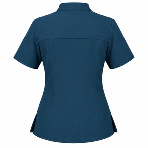 Women's Stretch Eco-Friendly Twill Fabric <b>Scrub</b> <b>Sets</b> for Healthcare Workers Hospital Use Customized Color Logo OEM/ODM - Product Image 2