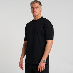 T-shirt uni pour homme en coton, vente chaude, personnalisable, en gros, vêtements variés en stock - Product Image 1