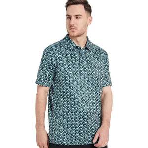 Polo personnalisé à séchage rapide Hawaï, haute qualité, fabrication sur mesure, protection solaire UPF 50, chemises à col pour hommes, polo pour hommes - Product Image 6