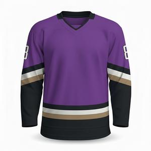 CAMISETA DE HOCKEY SOBRE HIELO DE ALTA CALIDAD UNISEX - Product Image 5