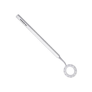 Instrument de mesure chirurgical à 4 encoches de précision pour un alignement précis, jauge de degré Henderson biseautée manuelle 16 mm - Product Image 3
