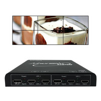 8K 2-in 4-out Multi-Screen Expander avec pour et DP Entrées Pixel-to-Pixel Display Extender