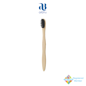 Ensemble de brosses à dents en bambou pour voyage, manche compostable naturel, poils doux et fins, nettoyage en profondeur, soins dentaires - Product Image 4