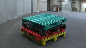 พาเลทพลาสติกยูโรแบบหน้าเดียว ขนาด 1100 x 1100 มม. แบบ 4 ทาง สำหรับงานอุตสาหกรรม ผลิตในจีน มีจำหน่าย - Product Image 6