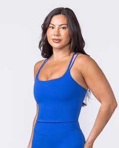 Débardeur court rembourré sans manches uni pour femme – Vente en gros - Product Image 1