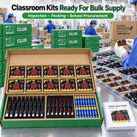 Kit de 10 cartes de codage FYX Stock BBC Microbit V2.2 Club avec câbles USB et supports de batterie pour l'éducation STEM en classe (vente en gros)
