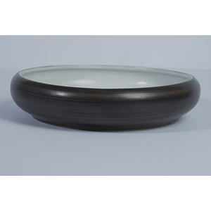 Service de vaisselle en grès personnalisé style Japandi, bols décontractés pour la maison de 21 cm de diamètre, pour salade, en céramique non toxique, empilables - Product Image 5