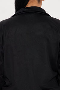 Nouvel Arrivage 2026 Ensemble de Survêtement 2 Pièces Femme Noir avec Haut Court à Rayures Orange Coupe Ample Sportif Toutes Saisons Sweat-shirt Tricoté - Product Image 3