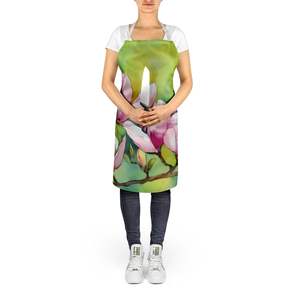 Mississippi Magnolia Watercolor Unisex Large Multicolor <b>Apron</b> for Cooking Baking Crafts <b>Gardening</b>-for Adult Women and Men - Product Image 5