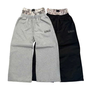 IRON ELEPHANT Men's High Waist Formal Drawstring Sweatpants Follow Your Heart Print Eco-Friendly Windproof Breathable 100% - Product Image 1