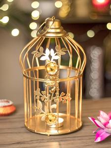 Vintage Metal Candle Holder Lantern Decorative Hollow Candle Stand For Home Wedding <b>Party</b> <b>Table</b> Garden Decoration - Product Image 6