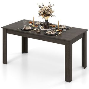 Tavolo da Pranzo Moderno Rettangolare in Quercia da 63 Pollici per Cucina, Villa, Centro Commerciale - Product Image 3