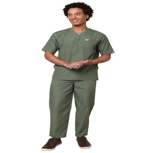 Nhà Máy Tùy Chỉnh Chà Người Đàn Ông Phụ Nữ Bệnh Viện Đồng Phục Áo Khoác Căng Điều Dưỡng Đồng Phục Y Tế Chà Áo Khoác Y Tá Bộ - Product Image 2