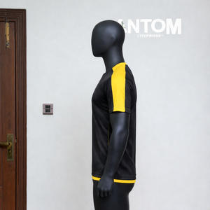 ขายส่งที่กําหนดเองเสื้อทีมฟุตบอลคลับทีมจูเนียร์2024/22บ้านย์สีฟ้าและสีเหลืองเสื้อฟุตบอลที่กําหนดเองเสื้อยืด - Product Image 3