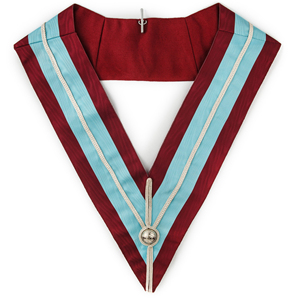 Conjunto de Regalia Masónica Completo Mark Master Mason con Mandil, Collar, Guantes Masónicos de Algodón, Joyas de Pecho y Accesorios - Product Image 3