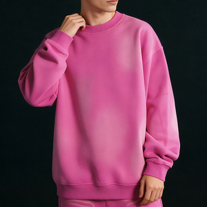 Fabricant OEM Fournisseur Vente en Gros Personnalisée Sweat-shirt Col Rond Homme Surdimensionné 400GSM Coton Molletonné Épais Vêtements Marque Privée - Product Image 1