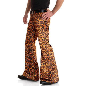 Pantalon tissé à imprimé floral pour hommes, coupe régulière, longueur complète, tissu extensible, vêtements décontractés - Product Image 3