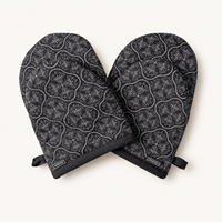 Ensemble de 2 mini-gants de cuisine |   Maniques de cuisine matelassées en coton résistantes à la chaleur |   Gants de cuisine pour la pâtisserie, la cuisson et le barbecue |   Sangle de suspension facile à utiliser