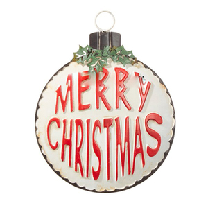 Joyeux Noël, Bonne Année, Décoration Murale Moderne en Métal Imprimé Fait Main, Art Mural Suspendu, Décorations de Noël pour la Maison, Sublimation Blanche - Product Image 1