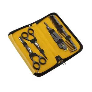 Morje Surgical – Kit professionnel de ciseaux à effiler les cheveux avec peignes, lames et poignées en acier inoxydable, pour droitiers, 28 - Product Image 1