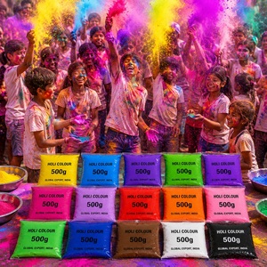 Global Export Color Powder 100g Non-Toxic For Outdoor Events Adult Use Rectangle Plastic - Product Image 5