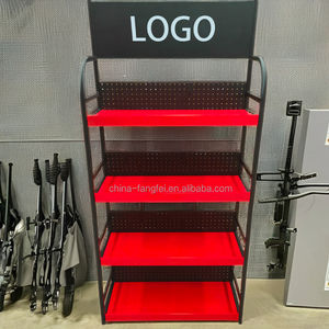 MAHESH FABRICTOR MF-54S8545 Estante Metálico Modular Personalizado para Supermercado, Exhibidor de Lubricantes Automotrices, Fácil Instalación en Mostrador - Product Image 1