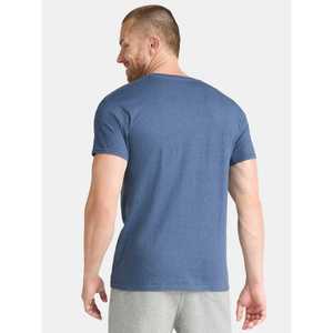Camiseta de Hombre con Cuello en V, de Spandex/Nylon, Estilo Hip Hop, Secado Rápido, Transpirable, Corte Regular, Informal, Suave, para Fitness, Verano, Ropa Ligera para el Hogar - Product Image 3